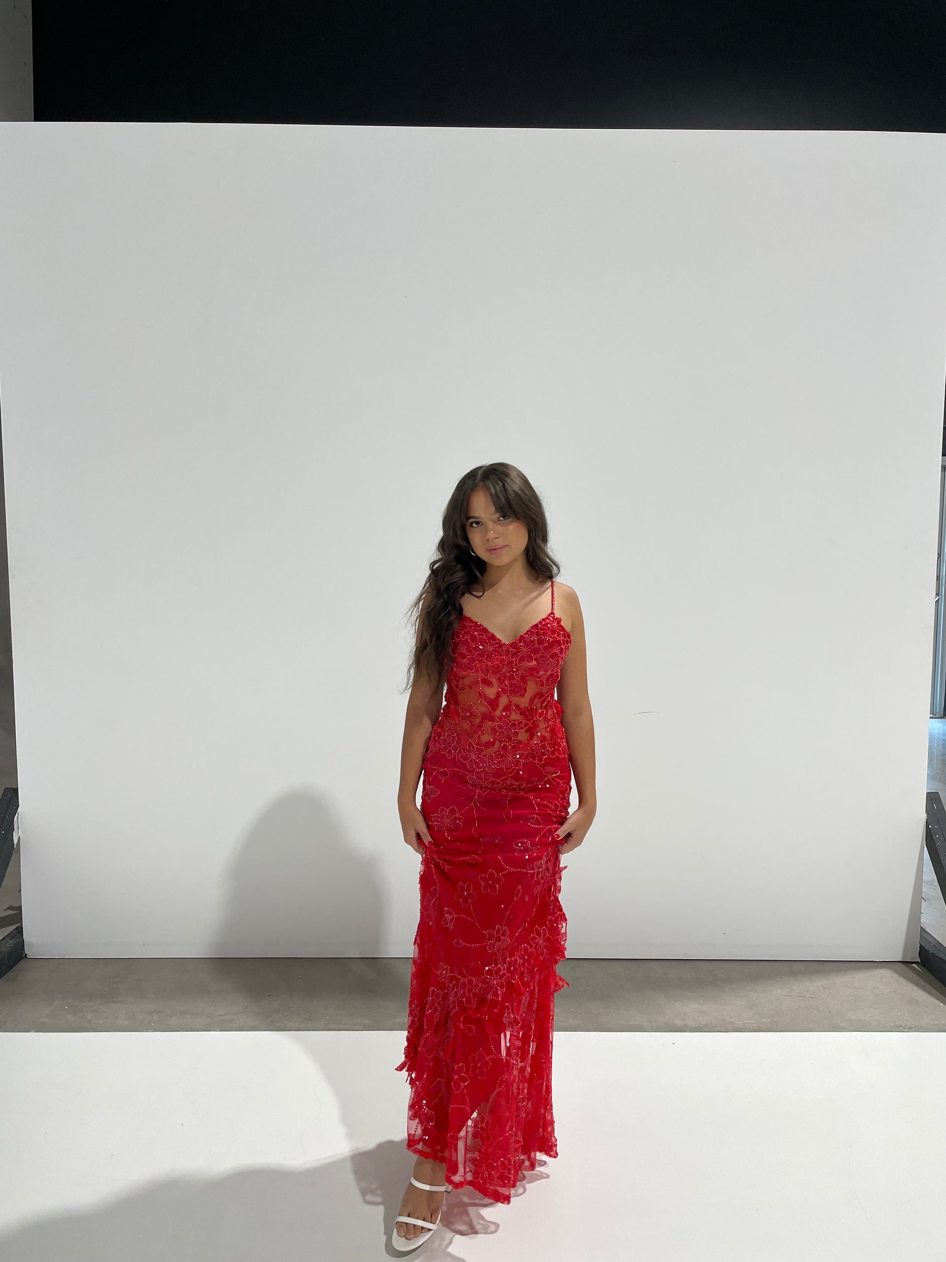 Cha Collective - Delilah Maxi in Red (no train)