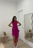 Fanci Club - The Obsession Dress in Hot Pink (resale)