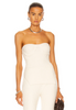 Helmut Lang - Ribbed Bustier Top and Pant in Muslin