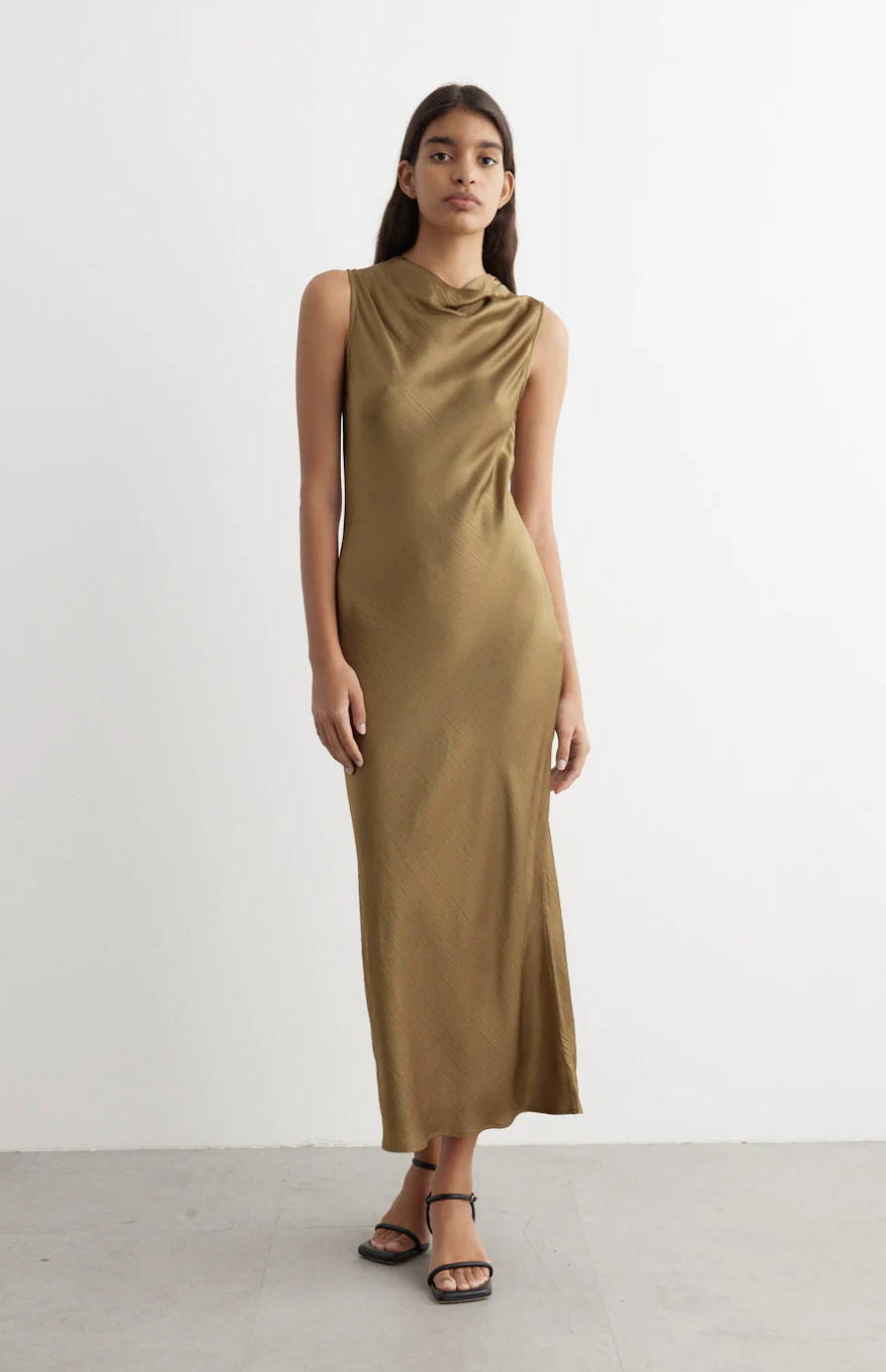 Incu Collection - Infinity Cowl Neck Dress (resale)