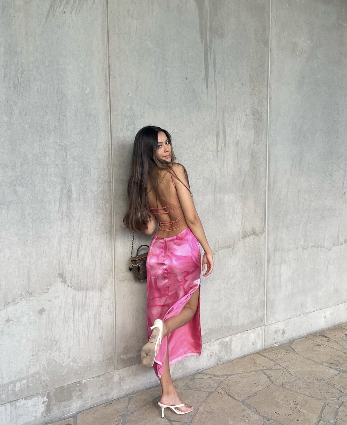 Mirror Palais - S&M Dress in Pink Tulip